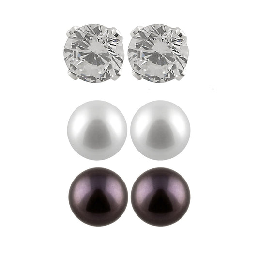 Trio of Beautiful Lustruous Pearls