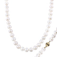 Load image into Gallery viewer, Fancy Freshwater Pearl Necklace set in 14k gold
