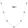 Load image into Gallery viewer, Freshwater Pearl Station necklace Set
