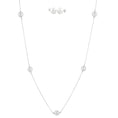 Load image into Gallery viewer, Freshwater Pearl Station necklace Set
